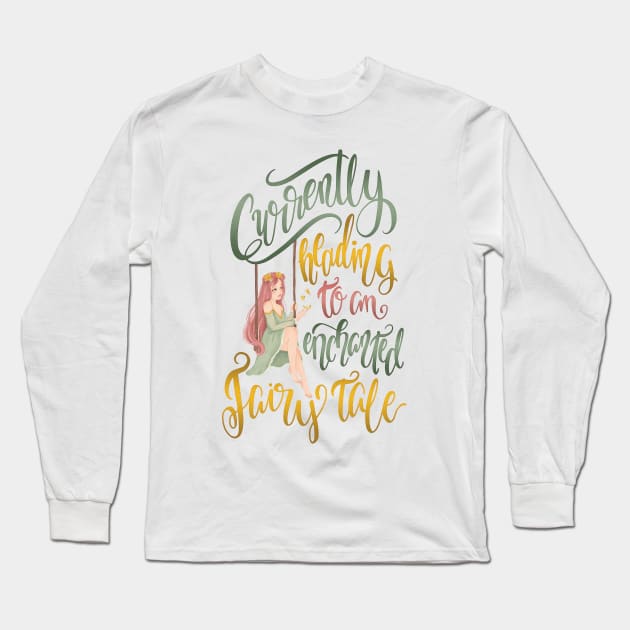 CURRENTLY HEADING TO Long Sleeve T-Shirt by Catarinabookdesigns